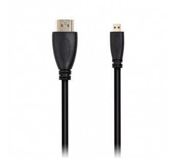 Кабель Smartbuy HDMI - micro HDMI ver. 1.4b A-M/D-M, 1,8 m (gold-plated) (K-318-120)#2114772