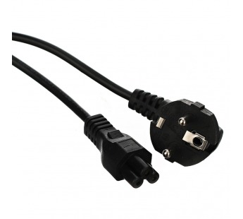Кабель питания для ноутбуков 3-pin ( угловая Евровилка) <VDE> 3G*0.5mm2 Aopen <ACE022-1.8M> , 1,8m (1/60)#2109776