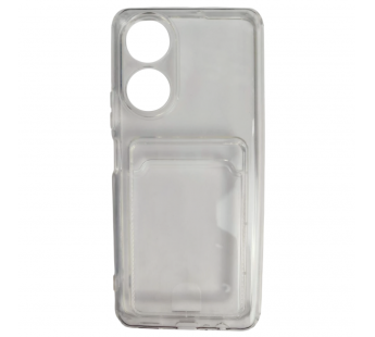 Чехол силиконовый Honor X7 с визитницей прозрачный#2134080