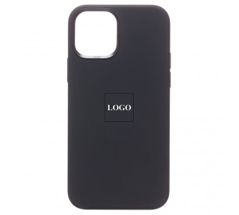 Чехол для iPhone 12/12 Pro Silicone Case, Magsafe с анимацией, чёрный#2030362