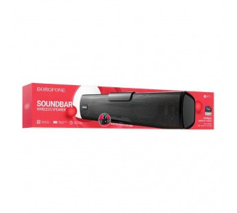 Колонка портативная (Soundbar) BoroFone BP11 Bluetooth 5.0, 5Вт, черный#1938609