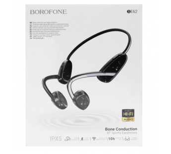 Bluetooth-наушники с костной проводимостью Borofone BE62 (red) (222288)#1940702