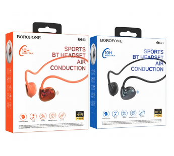 Bluetooth-наушники с костной проводимостью Borofone BE63 (red) (222286)#1940693