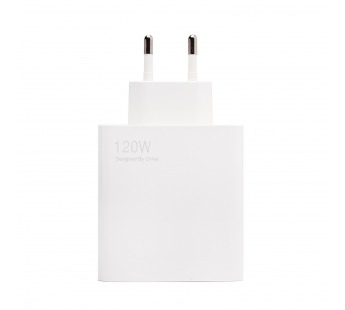 Адаптер Сетевой [Xiaomi] [BHR6034EU] USB 120W + кабель USB -Type-C (Класс С) (white) (221957)#1986451