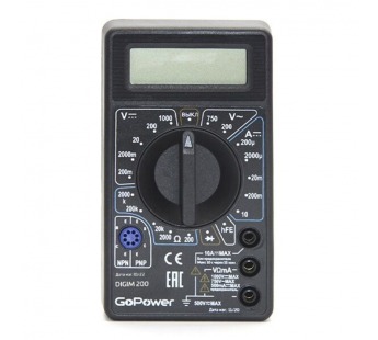 Мультиметр DigiM 200 GoPower#2100776