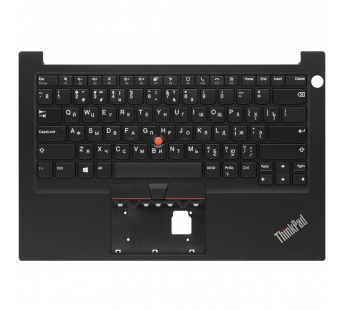 Топ-панель для Lenovo ThinkPad E14 (2nd Gen) черная без подсветки#1942387