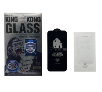 Защитное стекло iPhone 12 Pro Max WEKOME WTP-040 (King Kong 6D) в упаковке Черное#1943165