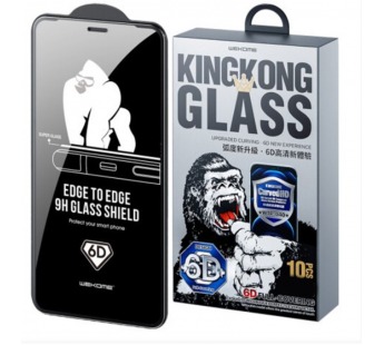 Защитное стекло iPhone 13 Pro Max/14 Plus WEKOME WTP-040 (King Kong 6D) в упаковке Черное#2002553
