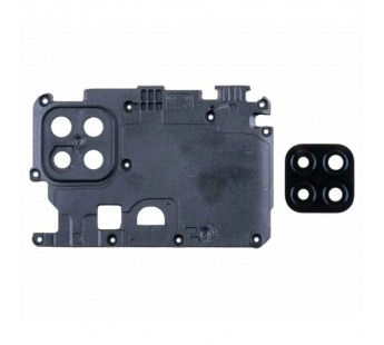 Стекло камеры для Xiaomi Redmi 9C (M2006C3MNG) в сборе с рамкой Черный#2077562