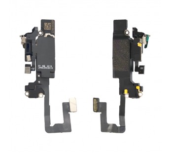 Шлейф для iPhone 12 mini + светочувствительный элемент + микрофон + динамик (100% components)#1961306