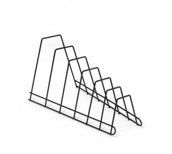 Подставка для крышек настольная 16x18x34 см (черный), шт#2098120