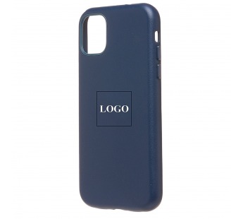 Чехол-накладка ORG SM002 экокожа SafeMag для "Apple iPhone 11" (pacific blue) (223236)#1950845