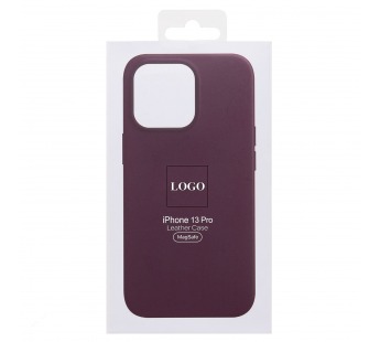 Чехол-накладка - SM002 экокожа SafeMag для "Apple iPhone 13 Pro" (mulberry) (222476)#1951353