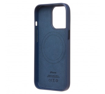 Чехол-накладка - SM002 экокожа SafeMag для "Apple iPhone 13 Pro" (pacific blue) (222478)#1951357