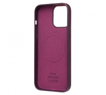 Чехол-накладка - SM002 экокожа SafeMag для "Apple iPhone 14 Pro Max" (mulberry) (222501)#1951297