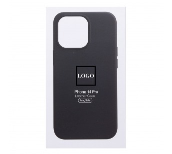 Чехол-накладка - SM002 экокожа SafeMag для "Apple iPhone 14 Pro" (black) (222498)#2110008
