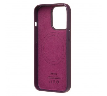 Чехол-накладка - SM002 экокожа SafeMag для "Apple iPhone 14 Pro" (mulberry) (222496)#2075634
