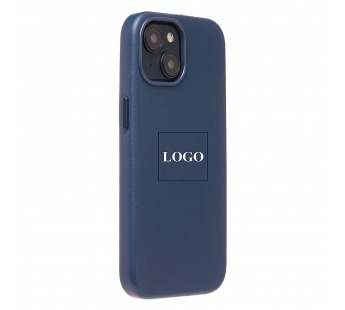 Чехол-накладка - SM002 экокожа SafeMag для "Apple iPhone 14" (pacific blue) (222485)#1951318