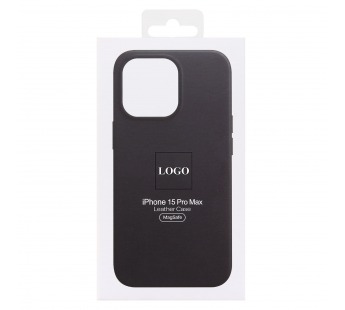 Чехол-накладка SM002 экокожа SafeMag для "Apple iPhone 15 Pro Max" (black) (222523)#2110005
