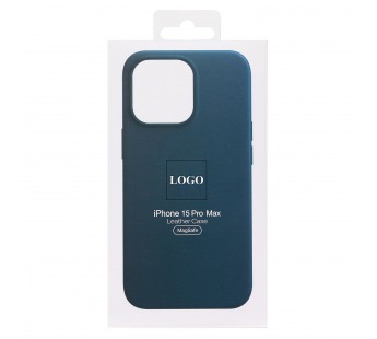 Чехол-накладка SM002 экокожа SafeMag для "Apple iPhone 15 Pro Max" (pacific blue) (222520)#1951327
