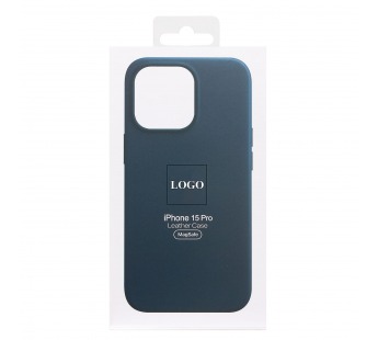 Чехол-накладка SM002 экокожа SafeMag для "Apple iPhone 15 Pro" (pacific blue) (222515)#1951340