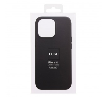 Чехол-накладка SM002 экокожа SafeMag для "Apple iPhone 15" (black) (222508)#1950834