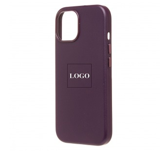 Чехол-накладка SM002 экокожа SafeMag для "Apple iPhone 15" (mulberry) (222506)#1950836