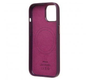 Чехол-накладка SM002 экокожа SafeMag для "Apple iPhone 15" (mulberry) (222506)#1950837