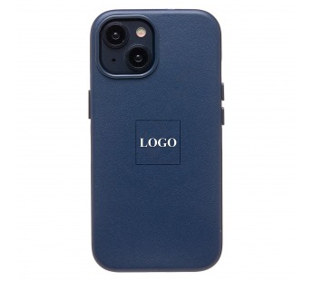 Чехол-накладка - SM002 экокожа SafeMag для "Apple iPhone 15" (pacific blue) (222505)#1950839