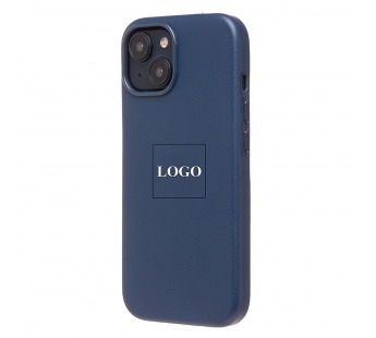 Чехол-накладка - SM002 экокожа SafeMag для "Apple iPhone 15" (pacific blue) (222505)#1950840