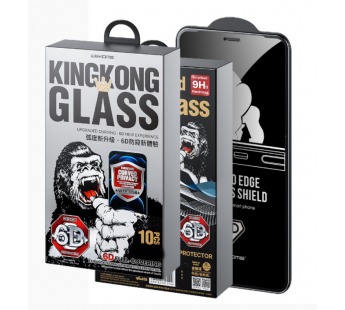 Защитное стекло iPhone 15 WEKOME WTP-056 (King Kong 6D Антишпион) в упаковке Черное#2002561