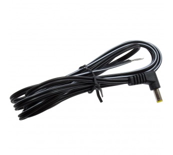 Шнур питания 20/0.10 с разъёмом DC шт.5,5х2,5мм угловой 1,8м#2052324