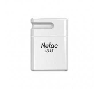 Флеш-накопитель USB 3.0 32GB Netac U116 mini белый (130 MB/s)#1947036