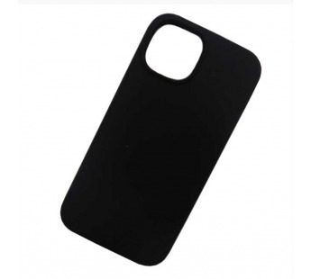 Чехол силиконовый iPhone 15 Silicone Case NEW без логотипа (018) черный#1988485