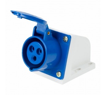 Розетка 113 стационарная 2Р+РЕ 16А 220В IP44 Rexant#2060124