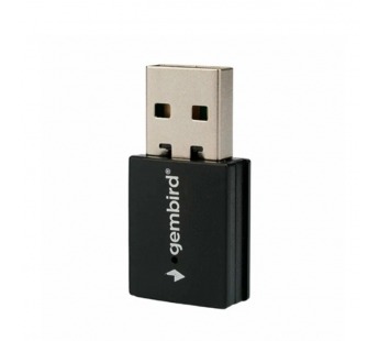 Сетевой адаптер WiFi+Bluetooth, двухдиапазонный мини, 600 Мбит, USB, 802.11b/a/g/n WNP-UA-018 Gembir#2126353