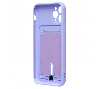 Чехол-накладка - SC304 с картхолдером для "Apple iPhone 11 Pro" (dark violet) (223186)#2100174