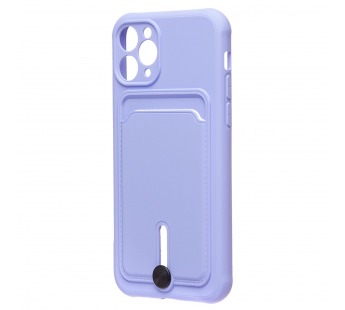 Чехол-накладка - SC304 с картхолдером для "Apple iPhone 11 Pro" (dark violet) (223186)#2100175