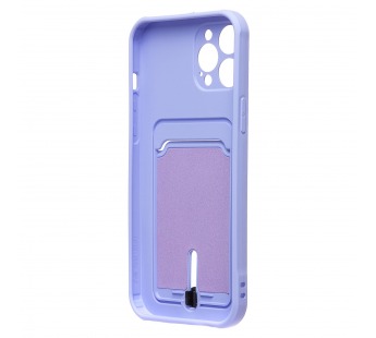 Чехол-накладка - SC304 с картхолдером для "Apple iPhone 12 Pro Max" (dark violet) (223188)#2100170