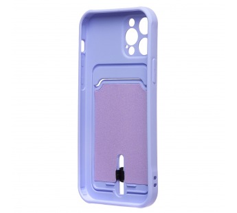 Чехол-накладка - SC304 с картхолдером для "Apple iPhone 12 Pro" (dark violet) (223195)#2100167