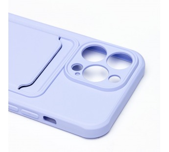Чехол-накладка - SC304 с картхолдером для "Apple iPhone 13 Pro" (dark violet) (223192)#2100159