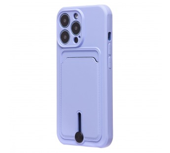 Чехол-накладка - SC304 с картхолдером для "Apple iPhone 13 Pro" (dark violet) (223192)#2100161