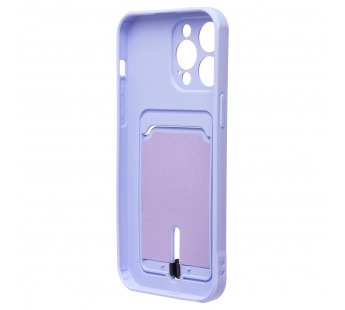 Чехол-накладка - SC304 с картхолдером для "Apple iPhone 14 Pro Max" (dark violet) (223198)#2100157