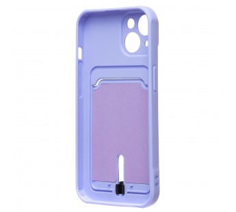 Чехол-накладка - SC304 с картхолдером для "Apple iPhone 14" (dark violet) (223194)#2100151