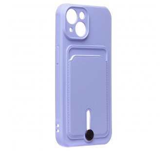 Чехол-накладка - SC304 с картхолдером для "Apple iPhone 14" (dark violet) (223194)#2100152