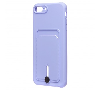 Чехол-накладка - SC304 с картхолдером для "Apple iPhone 7 Plus/ 8 Plus" (dark violet) (223187)#2100149