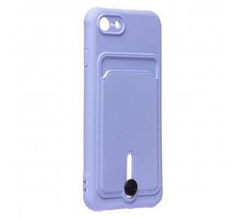 Чехол-накладка - SC304 с картхолдером для "Apple iPhone 7/8/SE 2020" (dark violet) (223191)#2100146
