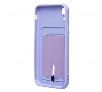 Чехол-накладка - SC304 с картхолдером для "Apple iPhone XR" (dark violet) (223190)#2139747