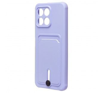 Чехол-накладка - SC304 с картхолдером для "Huawei Honor X6" (dark violet) (223207)#2100135