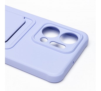 Чехол-накладка - SC304 с картхолдером для "Huawei Honor X7a" (dark violet) (223208)#2100129